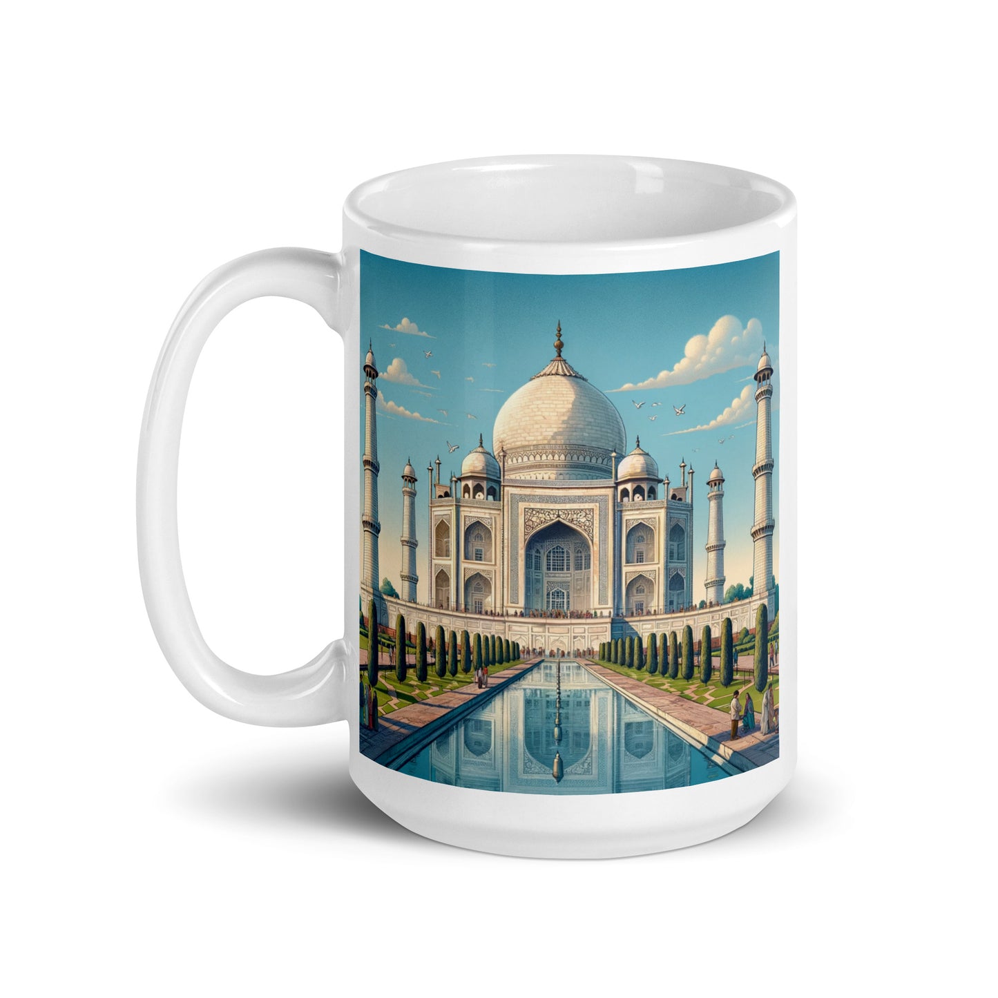 Taj Mahal Glossy Mug