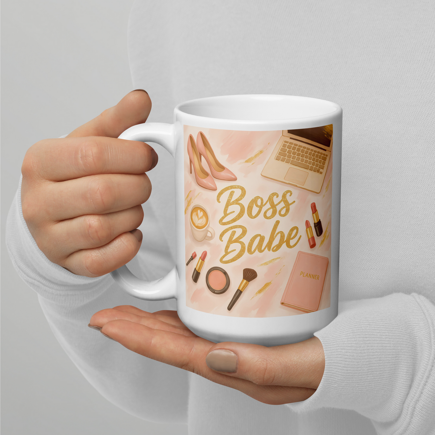 Boss Babe Glossy Mug