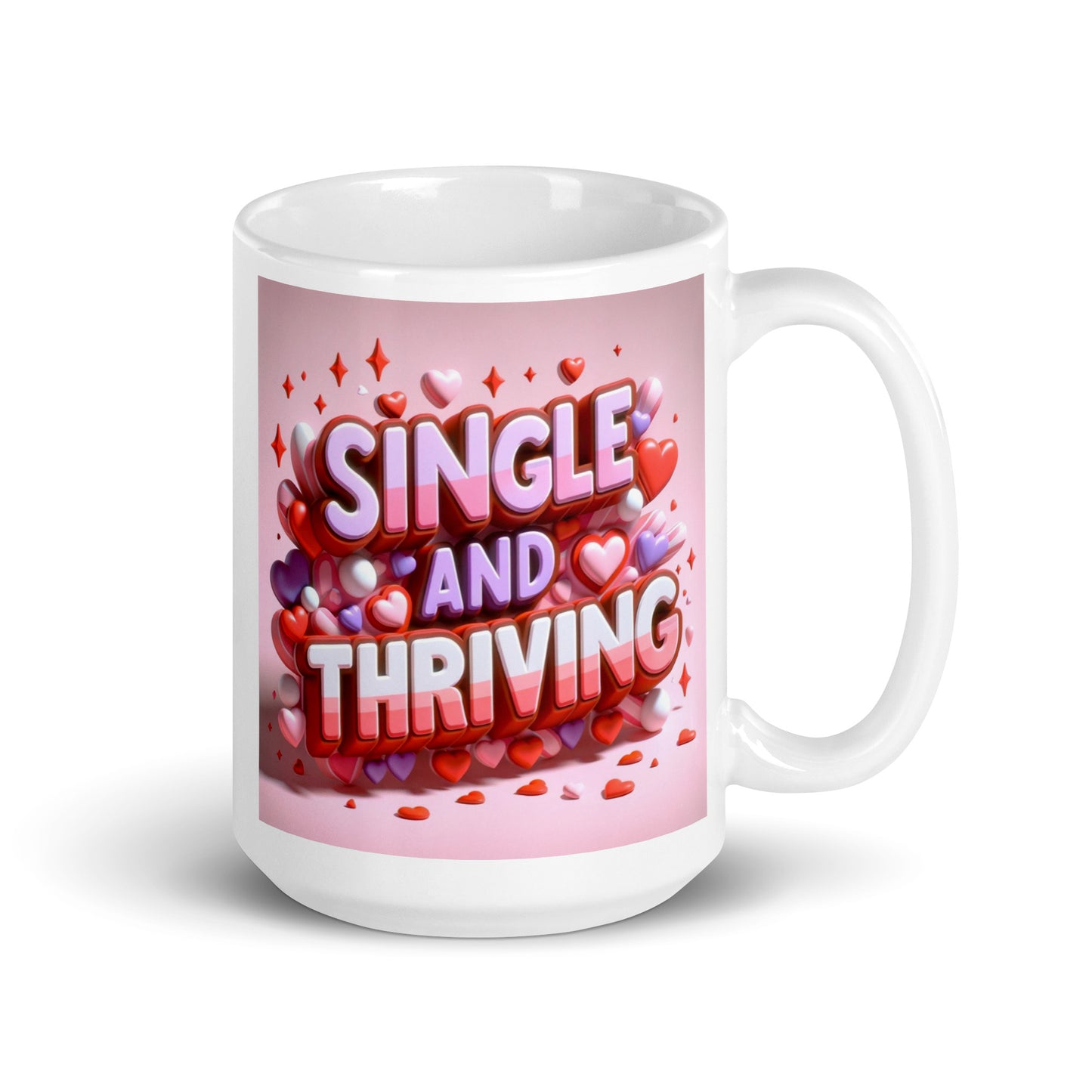 Single And Thriving | Glossy Mug