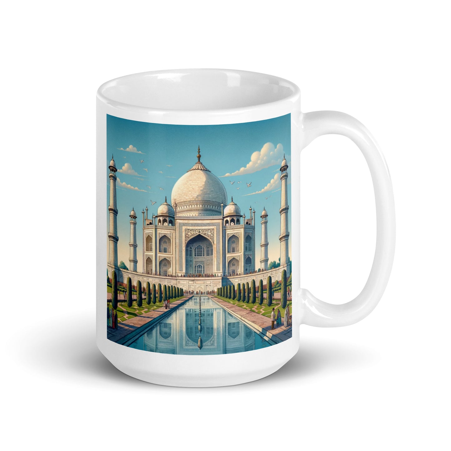 Taj Mahal Glossy Mug