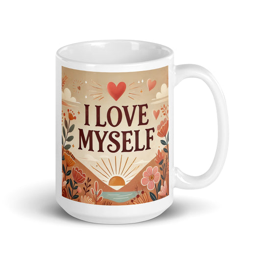 I Love Myself Glossy Mug