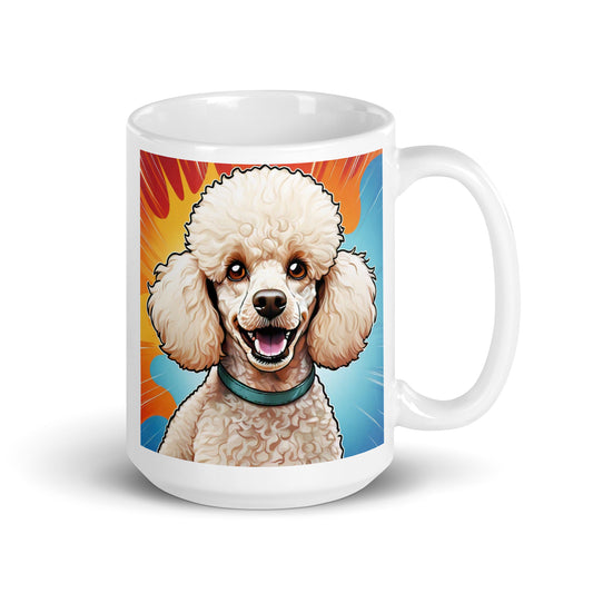 Poodle Splash Glossy Mug