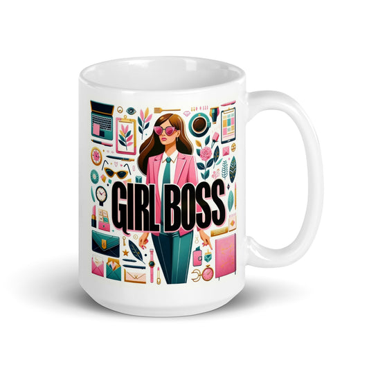 Girl Boss Glossy Mug