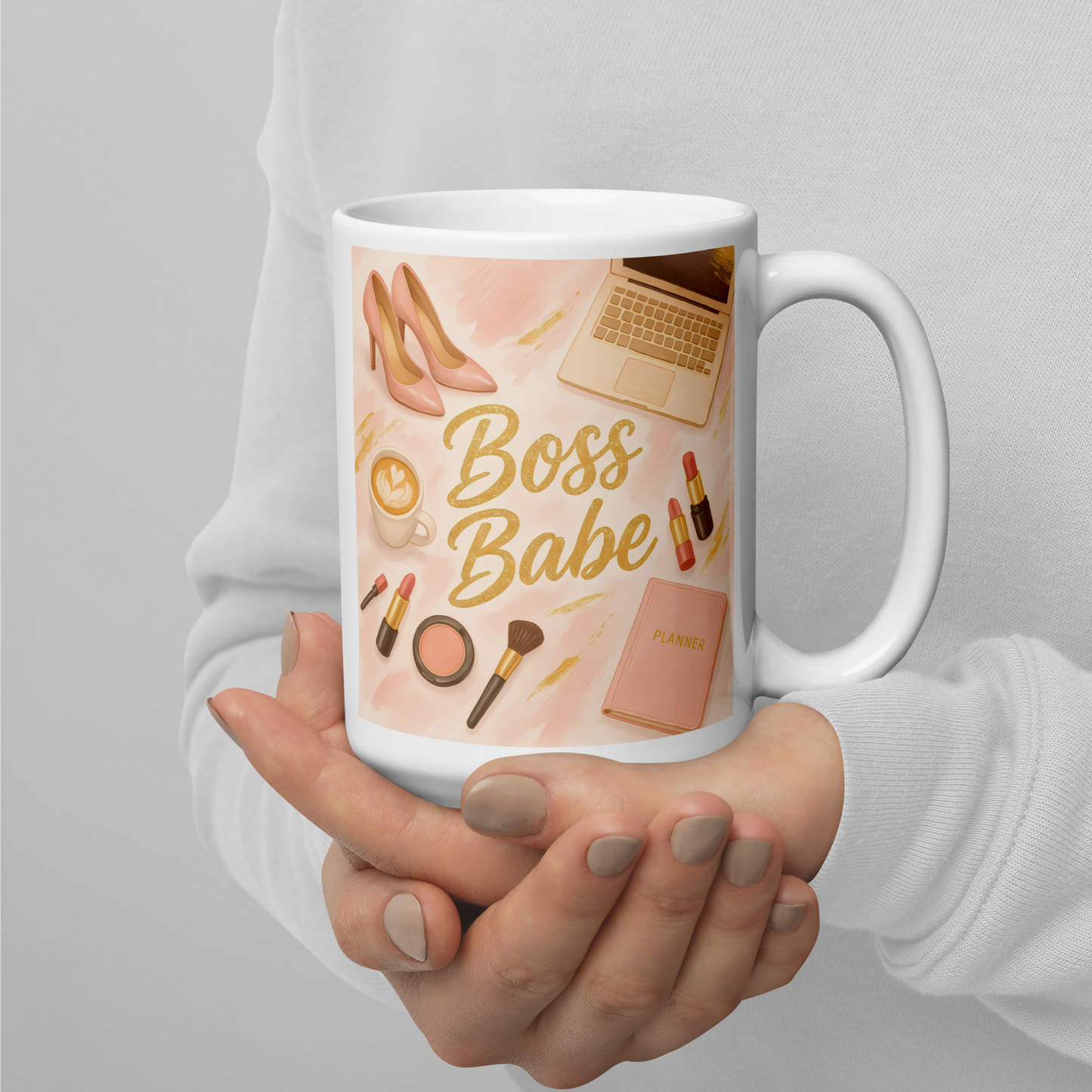 Boss Babe Glossy Mug