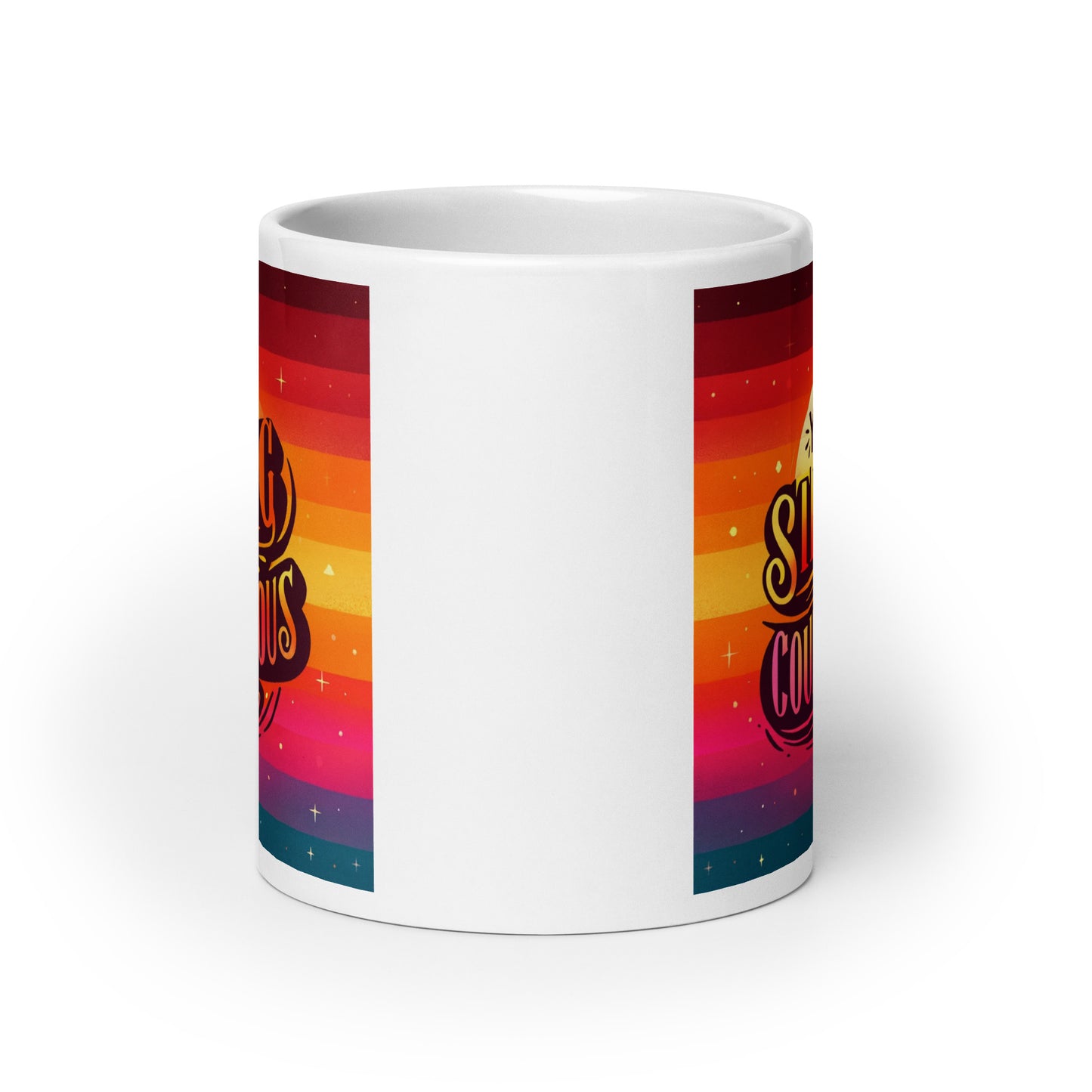 Strong and Courageous Glossy Mug