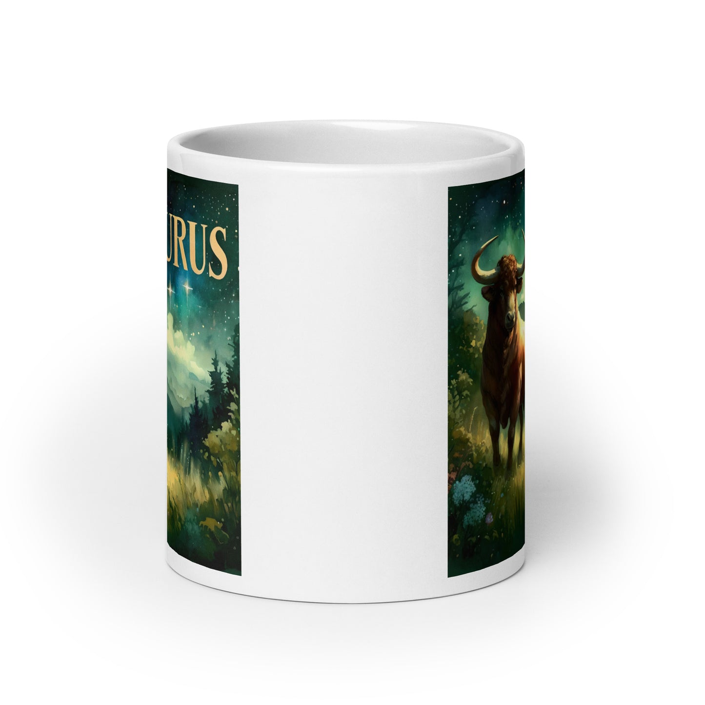 Taurus Horoscope Glossy Mug