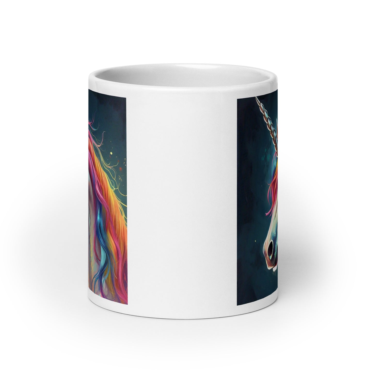 Unicorn Rainbow Glossy Mug