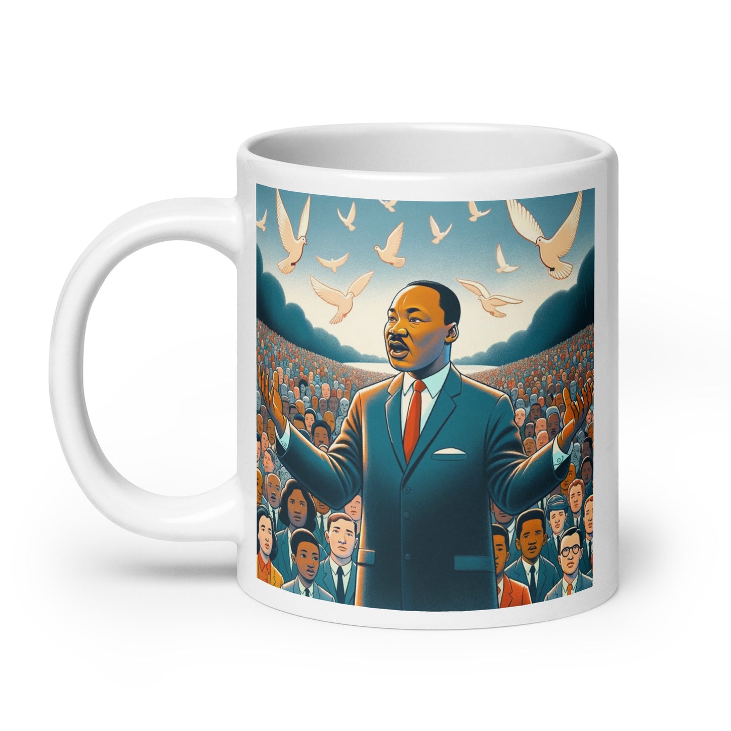 MLK Hope | Glossy Mug