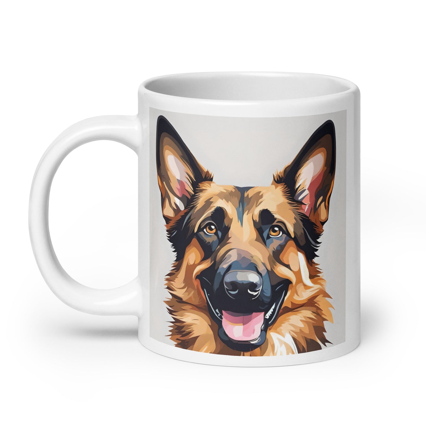 German Shepherd Joyful Glossy Mug