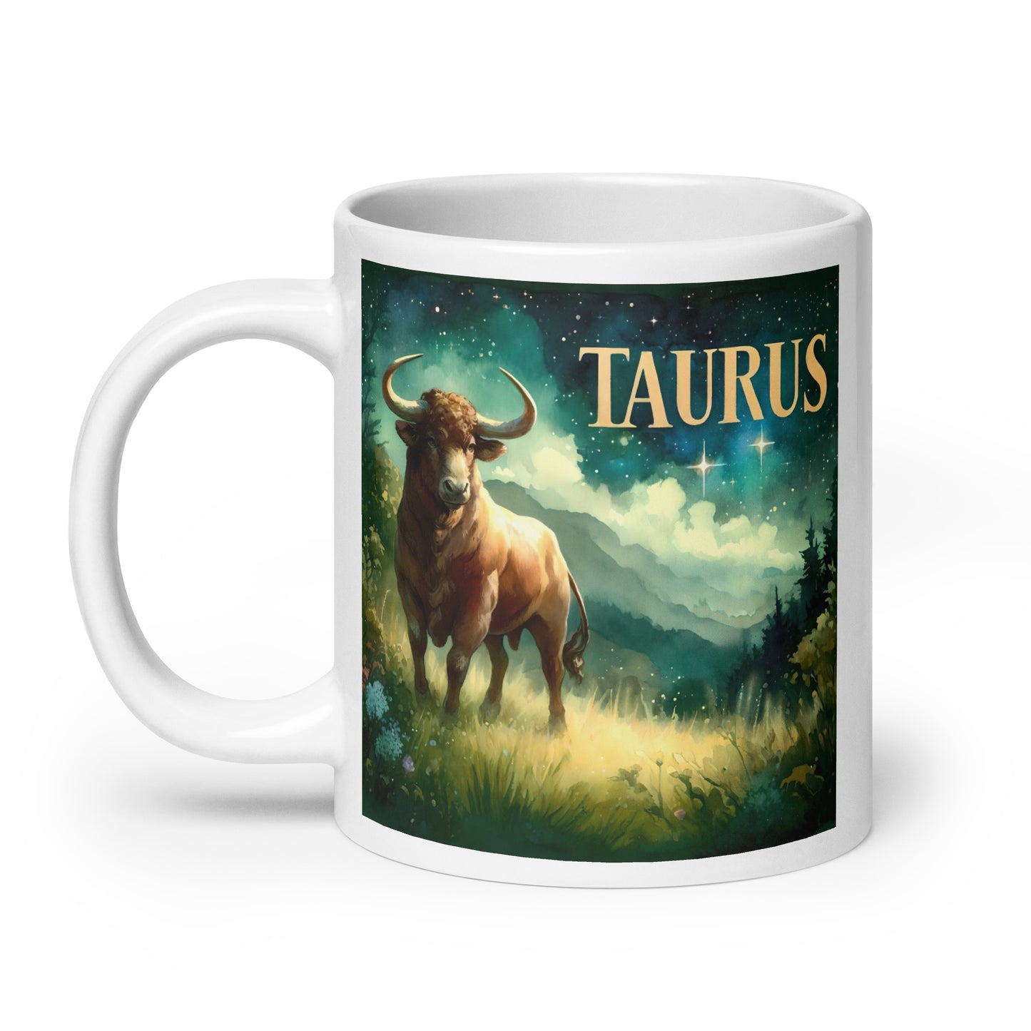 Taurus Horoscope Glossy Mug