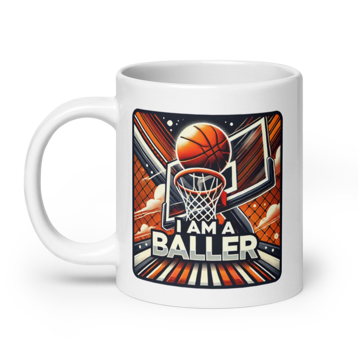 I Am A Baller Glossy Mug