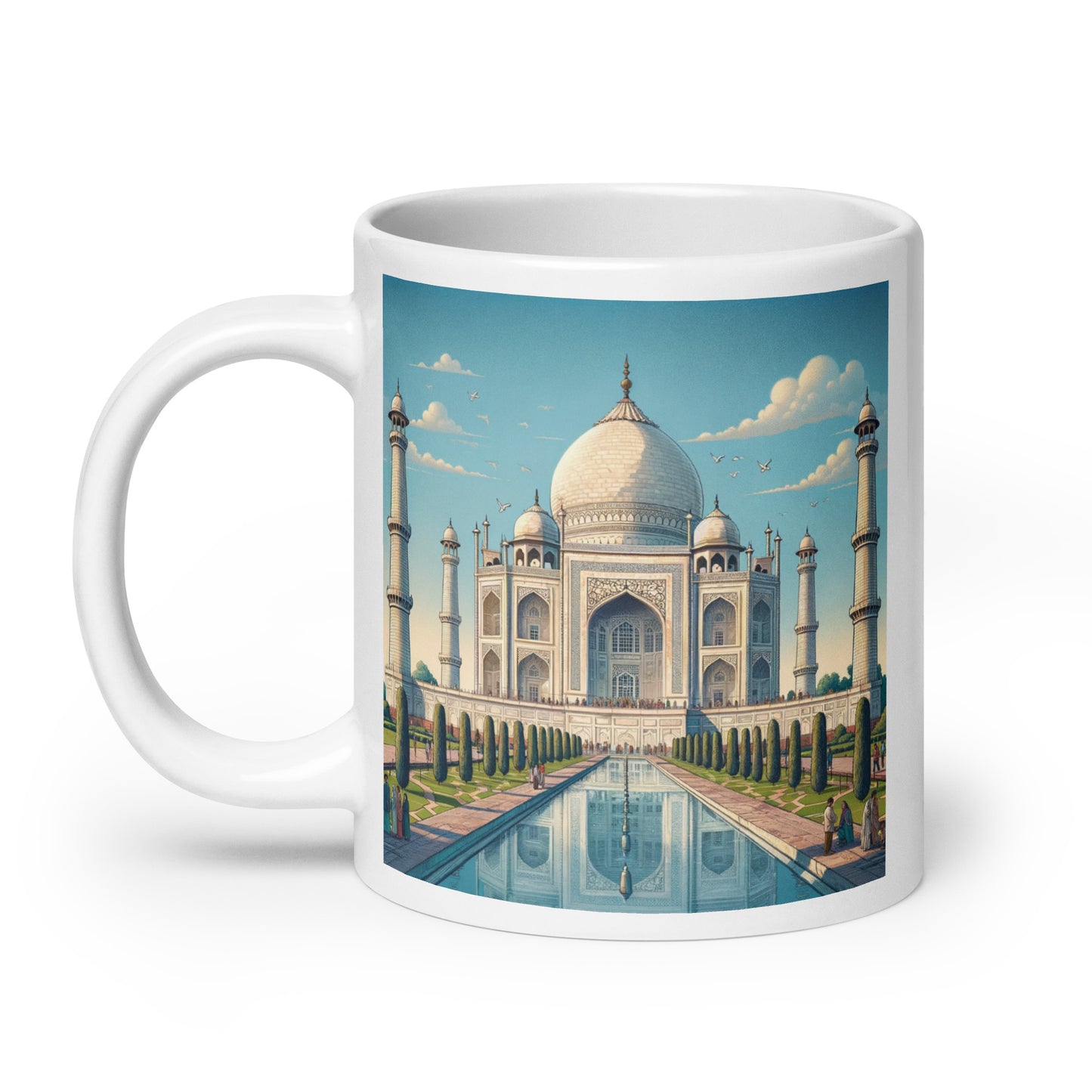 Taj Mahal Glossy Mug