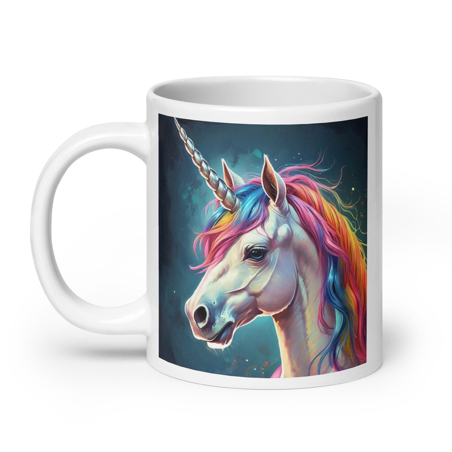 Unicorn Rainbow Glossy Mug