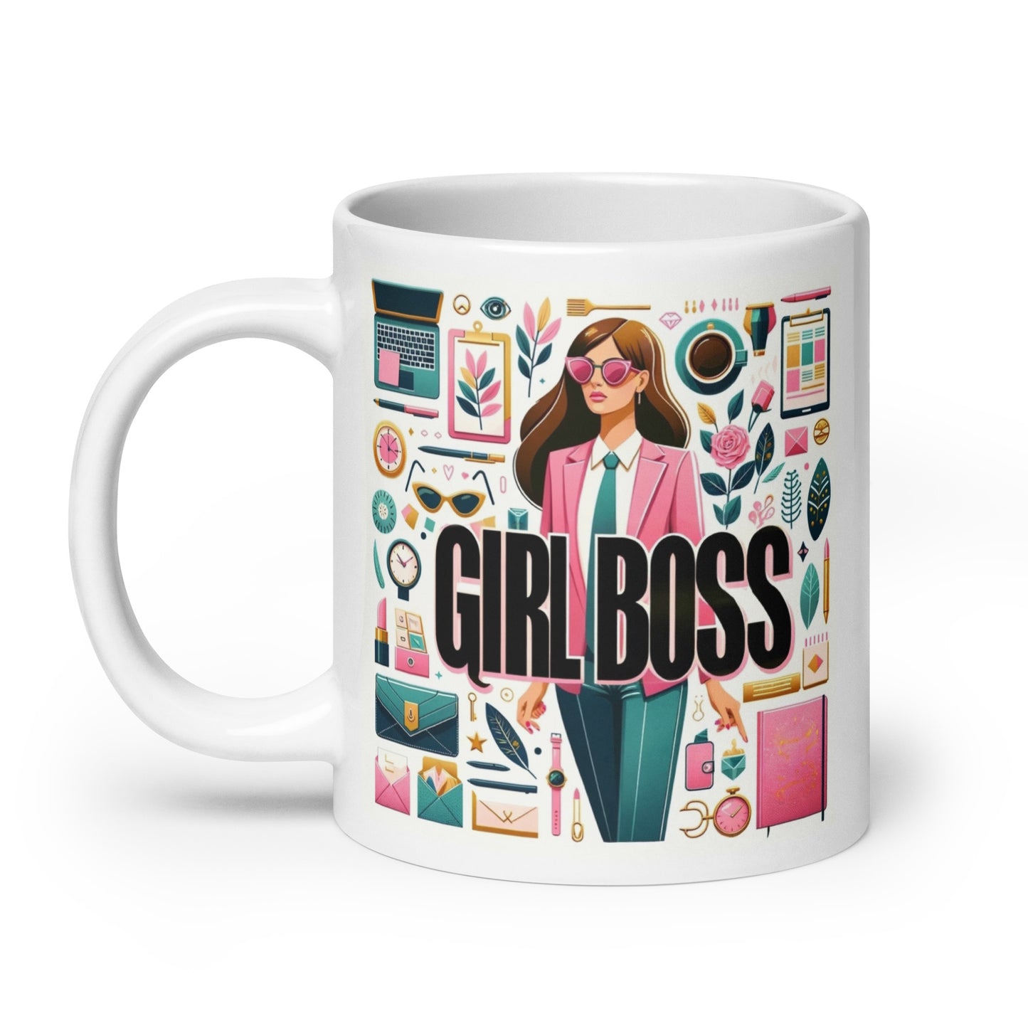 Girl Boss Glossy Mug