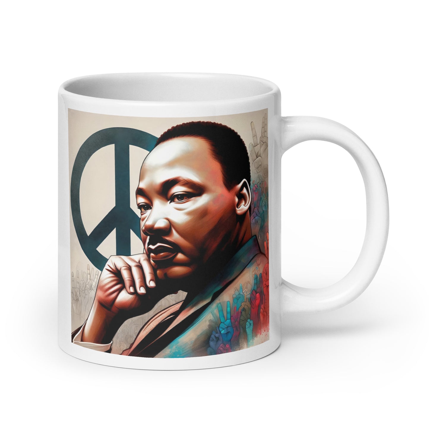 MLK Peace | Glossy Mug