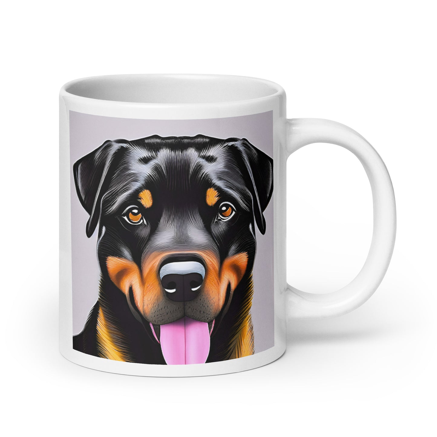 Rottweiler Smile | Glossy Mug