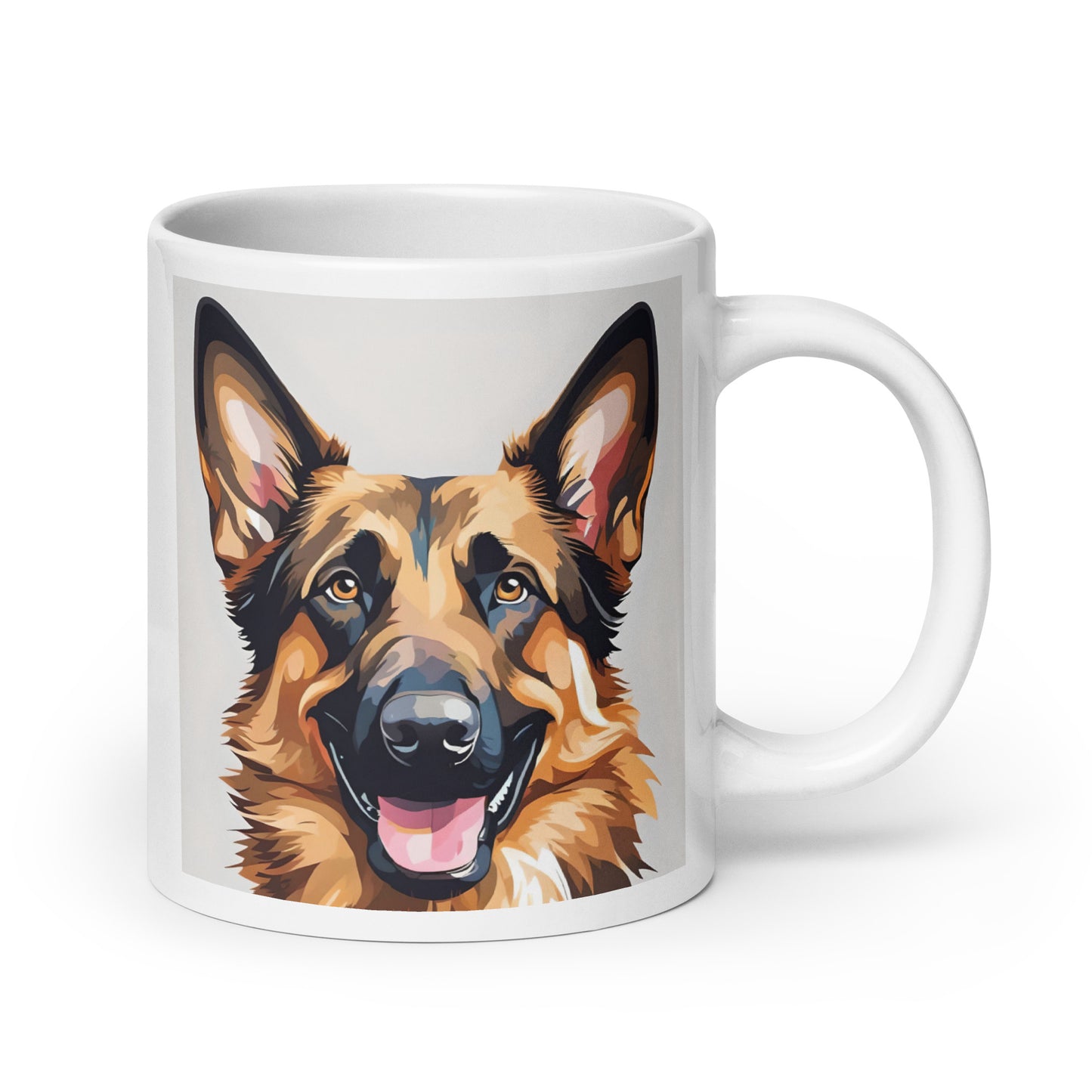 German Shepherd Joyful Glossy Mug