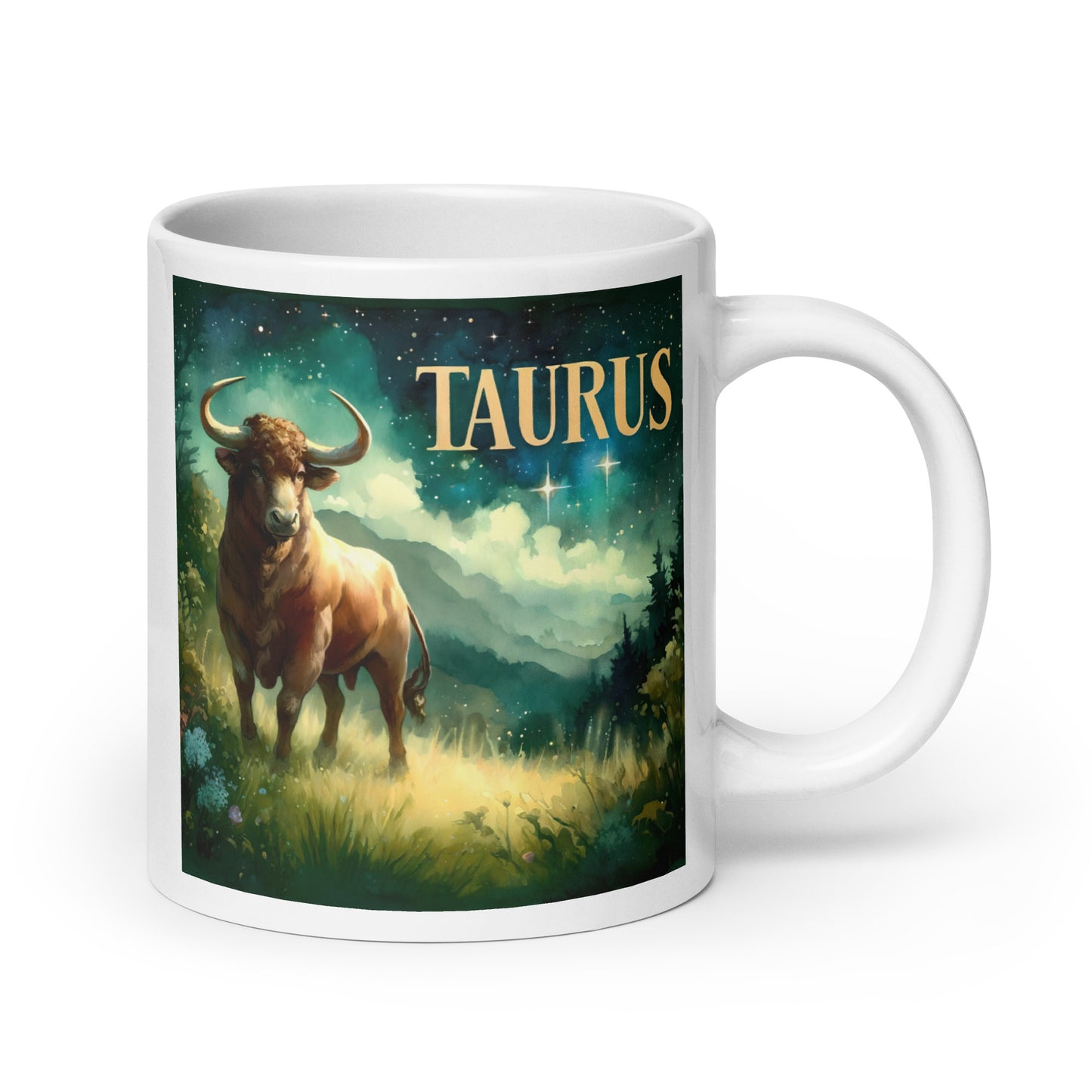 Taurus Horoscope Glossy Mug