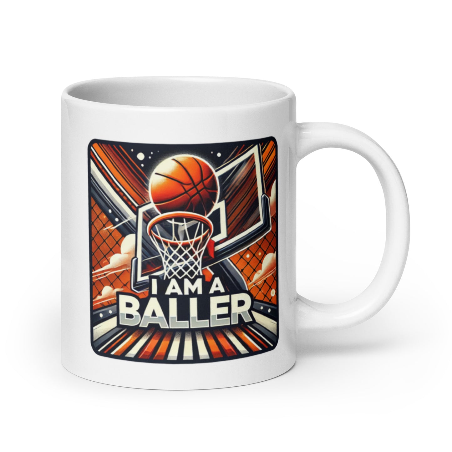 I Am A Baller Glossy Mug