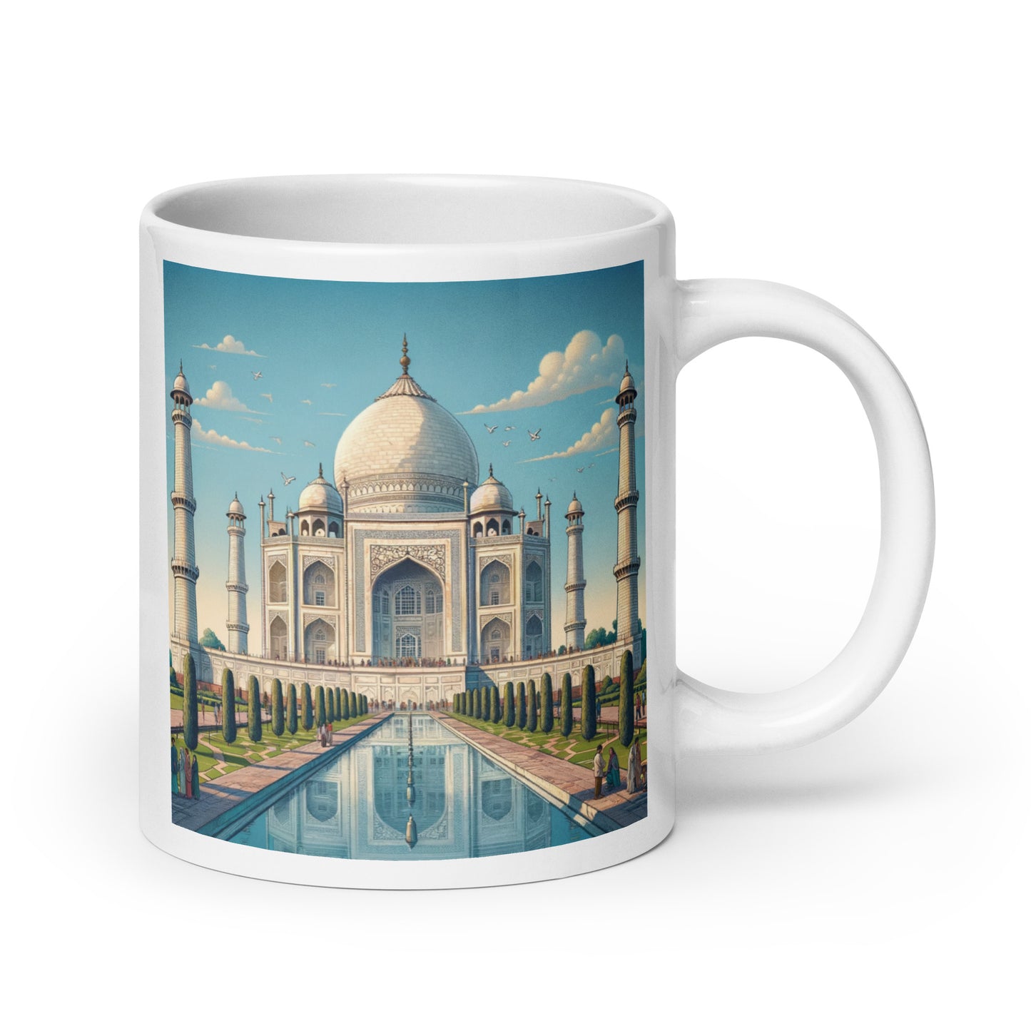 Taj Mahal Glossy Mug