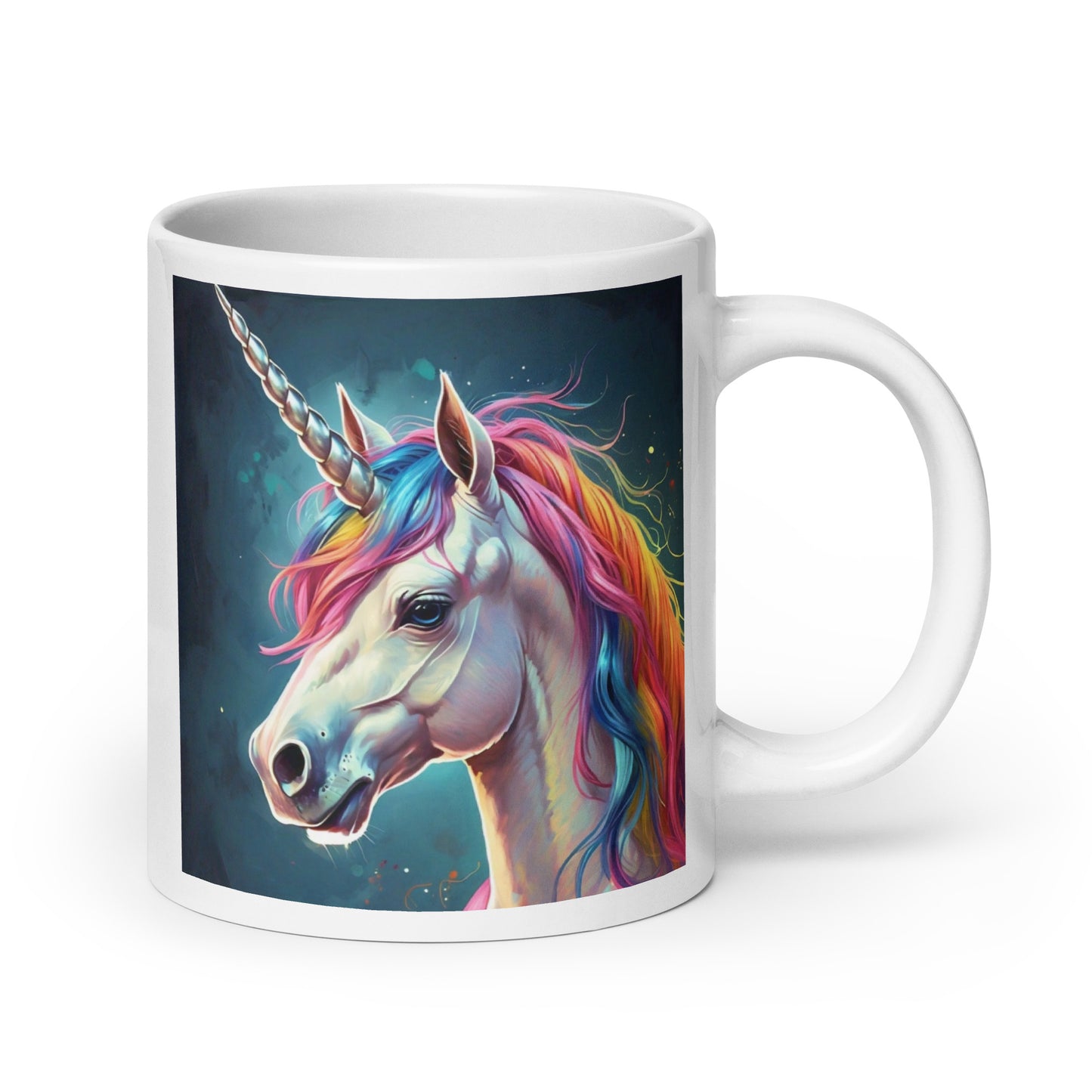 Unicorn Rainbow Glossy Mug